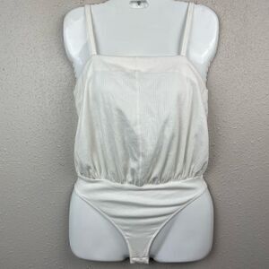 NWT Free People Intimately Ivory White Bodysuit Size XS